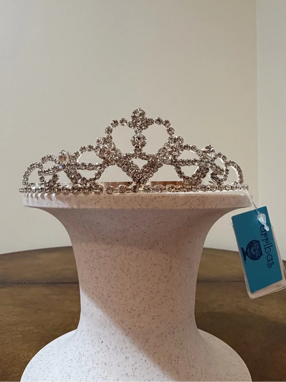 NEW WITH TAGS AUTHENTIC ARRIBAS DISNEY PRINCESS WEDDING PARTY TIARA WITH COMBS